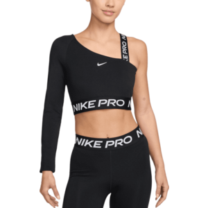 Rövid ujjú póló Nike W NP DF SHINE CROP TOP kép