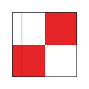 Zászló Cawila Corner Flag 45x45cm kép