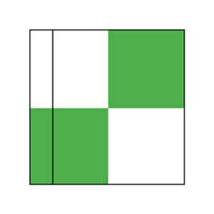 Zászló Cawila Corner Flag 45x45cm kép