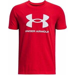 Rövid ujjú póló Under Armour UA SPORTSTYLE LOGO SS-RED kép