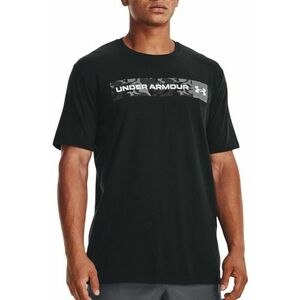 Rövid ujjú póló Under Armour UA CAMO CHEST STRIPE SS-BLK kép