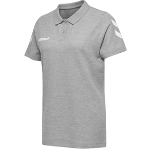 Rövid ujjú póló Hummel Hummel Cotton Poloshirt Women Grey kép