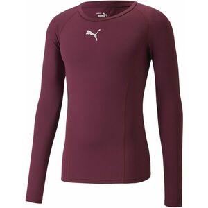 Hosszú ujjú póló Puma LIGA Baselayer Tee LS Grape Wine kép