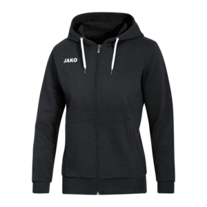 Kapucnis kabát Jako JAKO Base Kapuzenjacke Damen Schwarz F08 kép