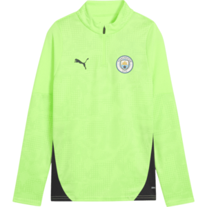 Hosszú ujjú póló Puma Manchester City Training 1/4 Zip Top Jr 2025/26 kép