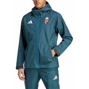 Kapucnis kabát adidas TEAM H RAIN JKT kép