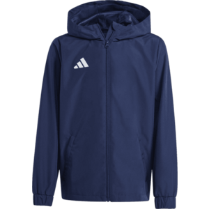 Kapucnis kabát adidas Entrada 26 All Weather Kids kép