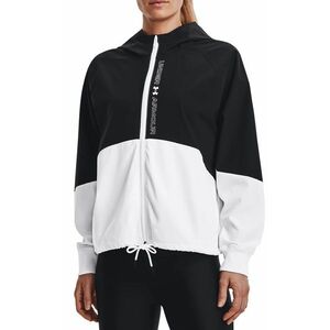 Kapucnis kabát Under Armour Woven FZ Jacket-BLK kép
