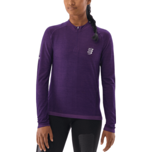 Melegítő felsők Compressport Trail HZ LS Tshirt W kép
