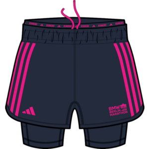 Rövidnadrág adidas BMW Berlin Marathon 2025 2in1 kép