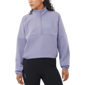 Melegítő felsők Salomon SHAKEout HZ CROP SWEATSHIRT kép
