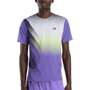 Rövid ujjú póló New Balance Race Day Ultra Light Printed T-Shirt kép