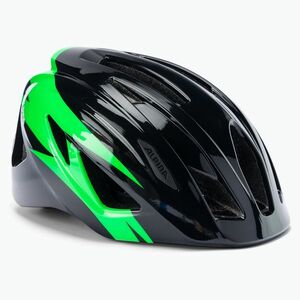 Gyermek kerékpáros sisak Alpina Pico black/green gloss (Pico A9761131) kép