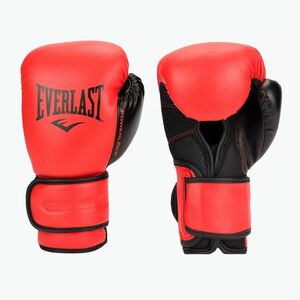 Férfi bokszkesztyűk EVERLAST Powerlock Pu piros EV2200 (Powerlock 2 EV2200 RED) kép