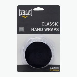 Bokszoló bandázs Everlast 300 cm black (EV4454 BLK) kép