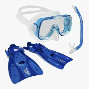 TUSA búvárszett maszk + sznorkel + uszony MINI-KLEIO UP-0201 CB (Mini-Kleio UP-0201 CB) kép