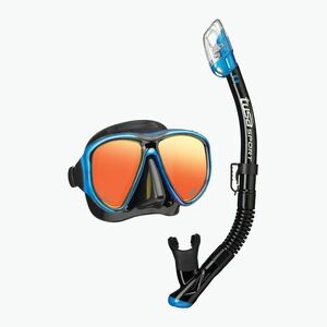 TUSA búvárszett maszk + POWERVIEW snorkel fekete UC 2425 MQB (Powerview UC-2425PMQB) kép