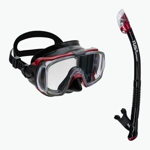 TUSA maszk + snorkel szett piros UC-3325P (Visio Tri-Ex UC-3125 UC-3125PQB MDR) kép