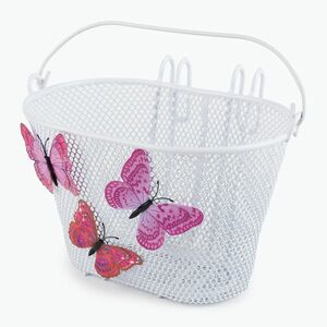 Basil Junior első kormánykosár Jasmin Butterfly fehér B-30133 (Jasmin Butterfly B-30133) kép