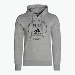 adidas kapucnis pulóver Boxing edzőpulóver szürke ADICL02B (Hoodie Boxing ADICL02B) kép