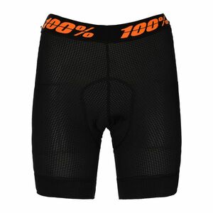Női kerékpáros boxeralsó béléssel 100% Crux Liner fekete STO-49902-001-10 (Crux Liner W 49902-001) kép