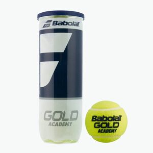 Teniszlabda készlet 3 db. Babolat Gold Academy 3 sárga 501085 (Gold Academy 3 501085) kép