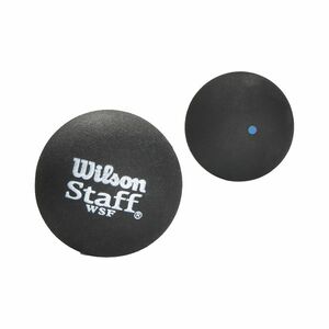Wilson Squash Staff Squash 2 Ball Bl Dot fekete WRT617500+ (Staff Squash 2 Ball Blue Dot WRT617500+) kép