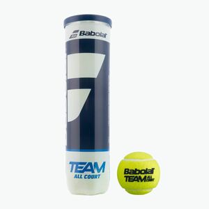 Teniszlabda készlet 4 db. BABOLAT Team All Court 4 sárga 502081 (Team All Court 4 502081) kép
