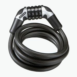 Kerékpár kábelzár Kryptonite KryptoFlex 1018 fekete Combo kábel Kryptonite KryptoFlex 1018 fekete Combo kábel (KryptoFlex 1018 Combo Cable) kép