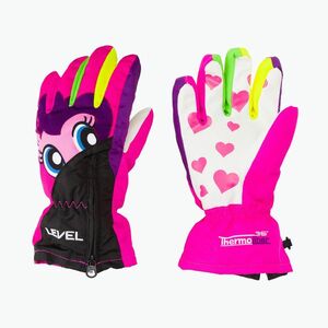 Gyermek snowboard kesztyű Level Lucky pink 4146 (Lucky 4146) kép