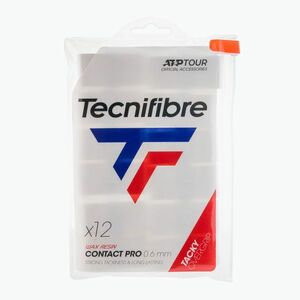 Tecnifibre Contact Pro teniszütő tekercsek 12 db fehér 52ATPCON12 (Contact Pro 52ATPCON12) kép