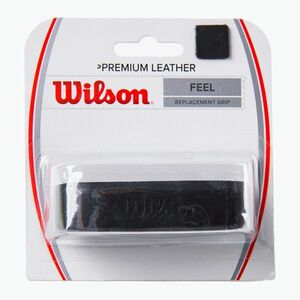 Wilson prémium bőr markolat teniszpajzs fekete WRZ470300+ (Premium Leather Grip WRZ470300+) kép