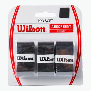 Wilson Pro Soft Tennis Overgrip fekete WRZ4040BK+ (Pro Soft Overgrip WRZ4040BK+) kép