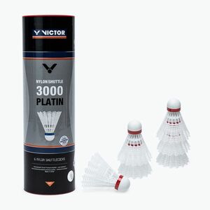 VICTOR Nylon Shuttle 3000 6 db fehér 101519 (Nylon Shuttle 3000 101550) kép