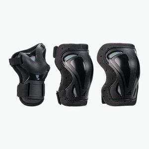 Rollerblade Skate Gear Junior párna készlet 3 csomag fekete 069P0200100 (Skate Gear Junior 3 pack 069P0200100) kép