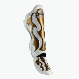 Top King Empower lábszár- és lábfejvédők fehér TKSGEM-01-WH-GD-L (Empower TKSGEM-01-WH-GD) kép