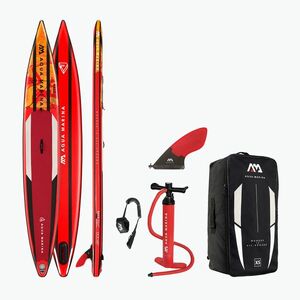 SUP Aqua Marina Race Elite - Versenyző iSUP, 4.27m/15cm piros BT-22RE (Race Elite 14'0" BT-22RE) kép