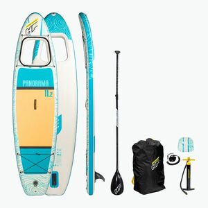 SUP deszka HYDRO-FORCE Panorama 11'2''x35''x6'' fehér-kék 65363 (Panorama 11'2'' 65363) kép