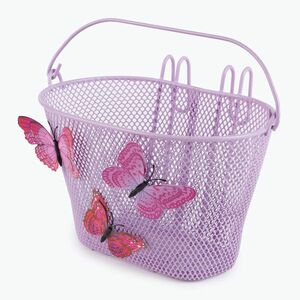 Kerékpár kosár Basil Jasmin Butterfly lila B-30134 (Jasmin Butterfly B-30134) kép