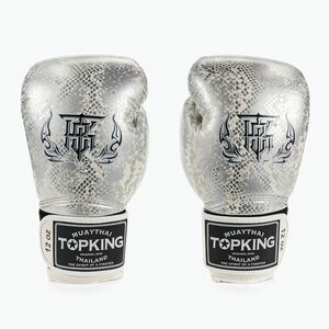 Top King Muay Thai Super Star Snake bokszkesztyűk fehér TKBGSS-02A-WH (Muay Thai Super Star Snake TKBGSS-02A-WH) kép