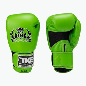 Top King Muay Thai Ultimate Air zöld TKBGAV-GN ökölvívókesztyűk (Muay Thai Ultimate Air TKBGAV-GN) kép