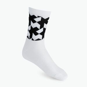 ASSOS Monogram kerékpáros zokni fehér P13.60.695.57 (Monogram EVO P13.60.695.57) kép