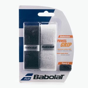 BABOLAT Törölközőtartó x2 fekete-fehér 114266 (Towel Grip 670032) kép