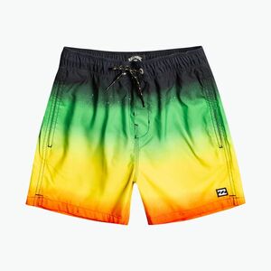 Gyermek úszónadrág Billabong All Day Fade rasta (All Day Fade Lb B Jamv C2LB12BIP2-0865) kép