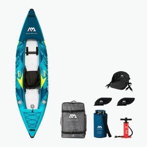Felfújható 1 személyes kajak 10'3 AquaMarina Versatile/Whitewater kajak kék Steam-312 (Versatile/ Whitewater Kayak 1-person. DWF Deck Steam-312) kép