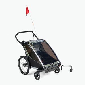 Thule Chariot Lite dupla kerékpár utánfutó zöld 10203022 (Chariot Lite 10203022) kép