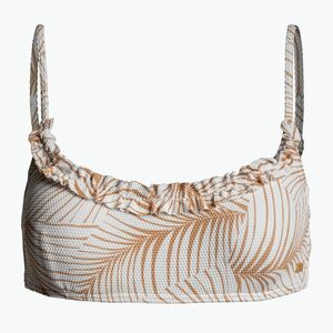 Fürdőruha felső ROXY Palm Tree Dream Bralette 2021 toast/palm tree (Palm Tree Dreams ERJX304616-CJJ7) kép
