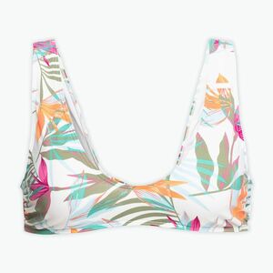 Fürdőruha felső ROXY Beach Classics Elongated Triangle 2021 bright white/floral of paradis (Beach Classics ERJX304701) kép