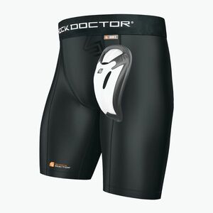 Férfi Shock Doctor Core kompressziós rövidnadrág fekete SHO31 (Core Compression Short SHO31) kép