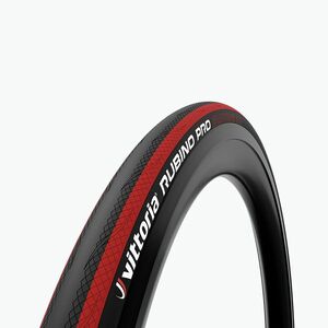 Vittoria Rubino Pro G2.0 700x25C visszahúzható fekete/piros 11A.00.137 (Rubino Pro G2.0 11A.00.137) kép